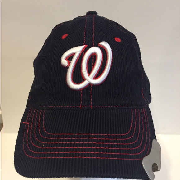 MLB Other - Washington Nationals Hat Cap Black Red Baseball MLB Mens